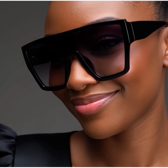 Accessories - Women Sunglasses Thick Frame Rectangular Frame Fashion Shades Designer Style New